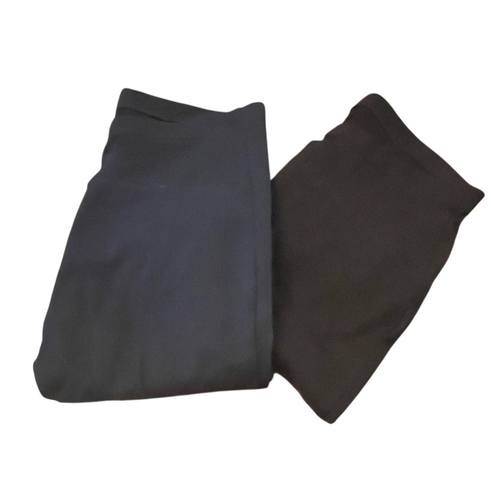 Old Navy Maternity Leggings Bundle 2 Pack Black Navy Blue Over Belly Size S